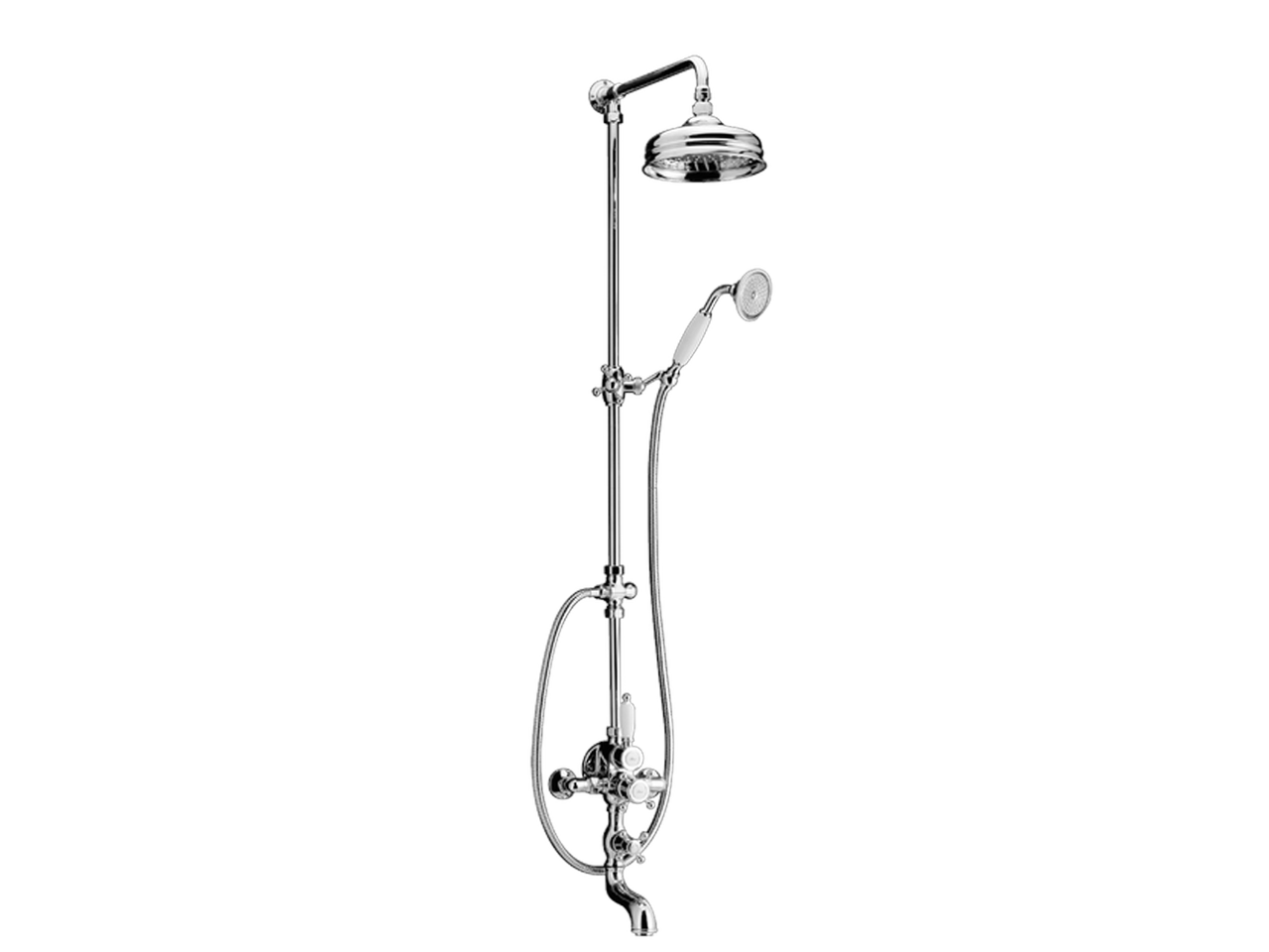 HUBER3-functions Thermostatic shower set VICTORIAN