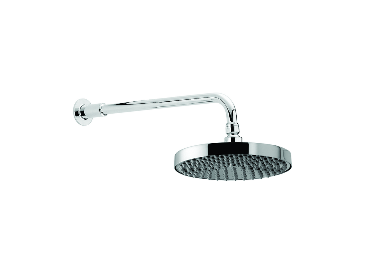 HUBERShower arm with Suite showerhead SHOWER