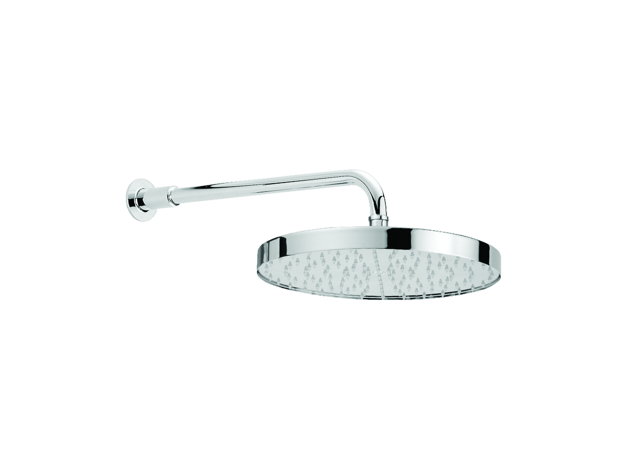 HUBERShower arm with Suite showerhead SHOWER