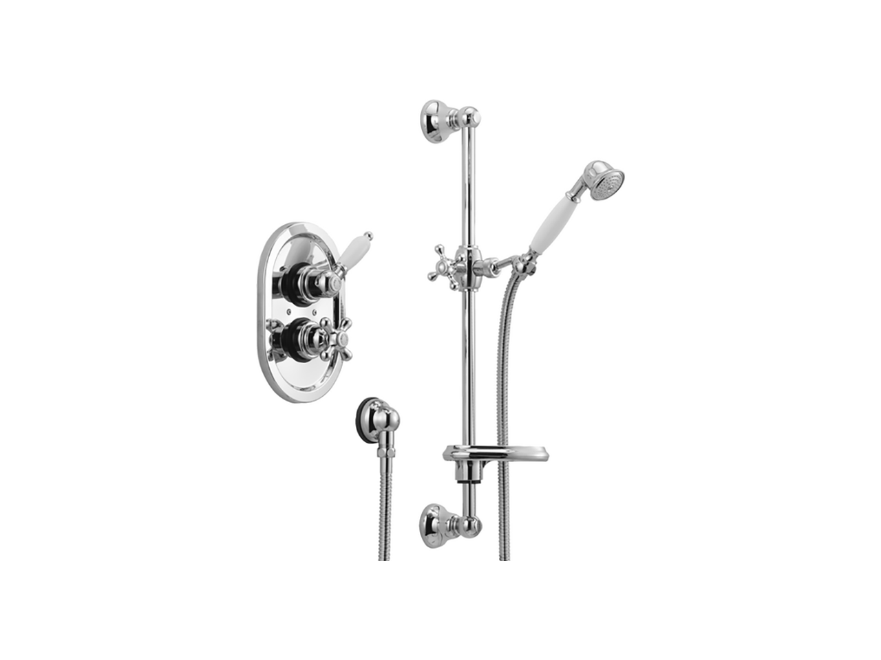 HUBERConcealed thermostatic shower mixer CROISETTE_910.CS01H.