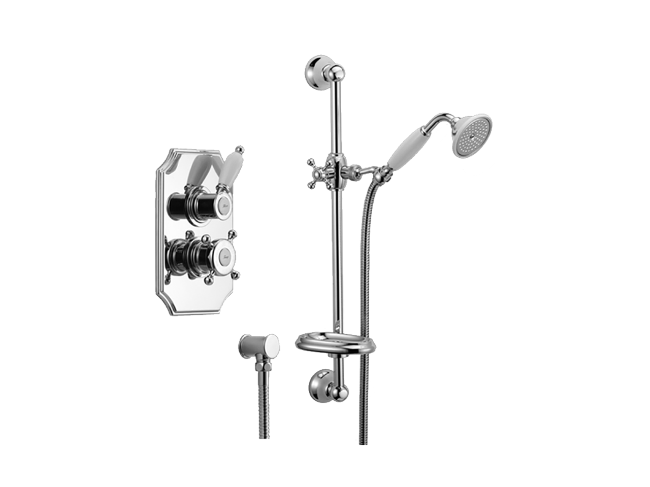 Concealed thermostatic shower set VICTORIAN_910.VT01H. - v1