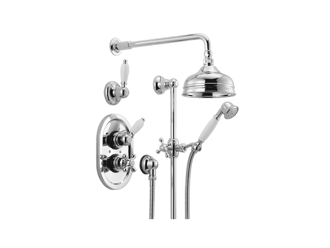 HUBERConcealed thermostatic shower mixer CROISETTE_912.CS01H.