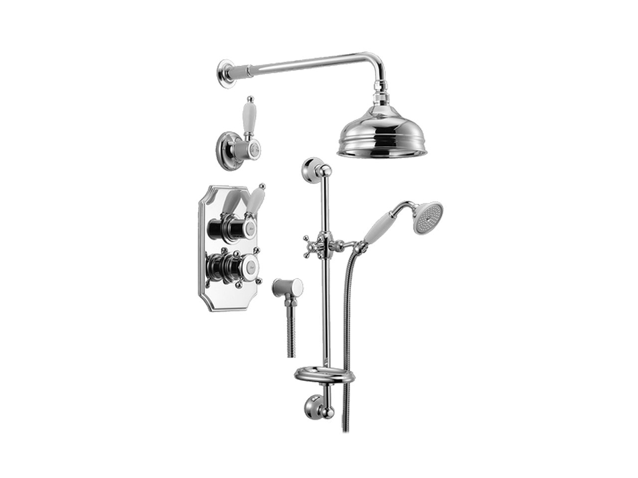 HUBERConcealed thermostatic shower set VICTORIAN_912.VT01H.