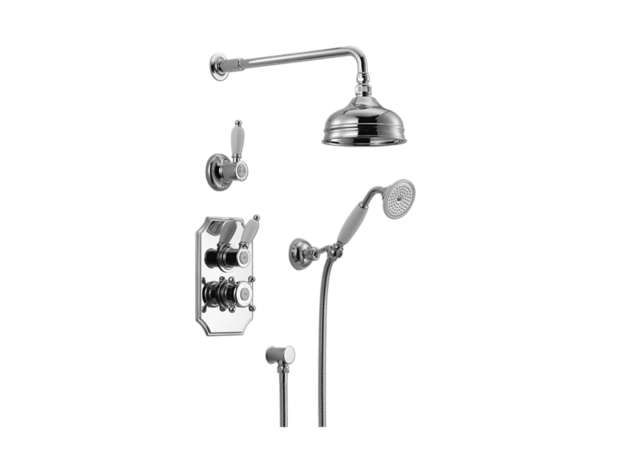 HUBERConcealed thermostatic shower set VICTORIAN_913.VT01H.