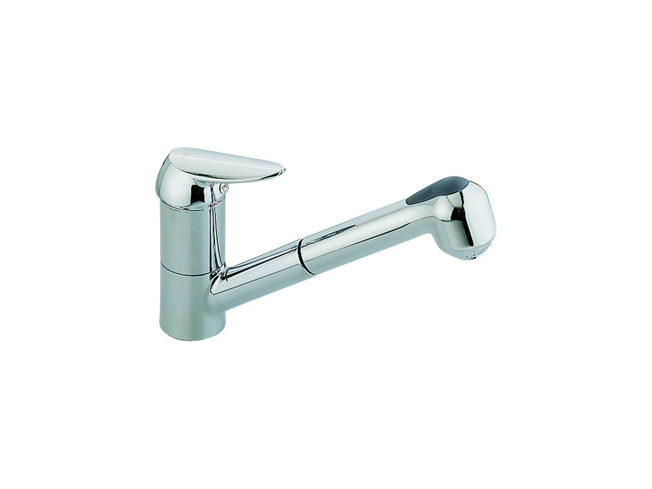 HUBERSingle lever sink mixer with extrac.shower KITCHEN