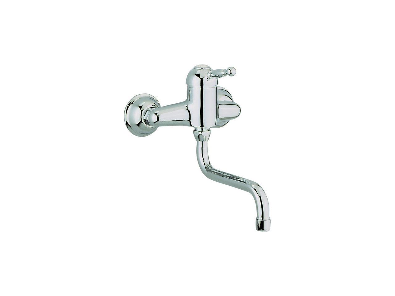 Exposed single lever sink mixer KITCHEN - v1