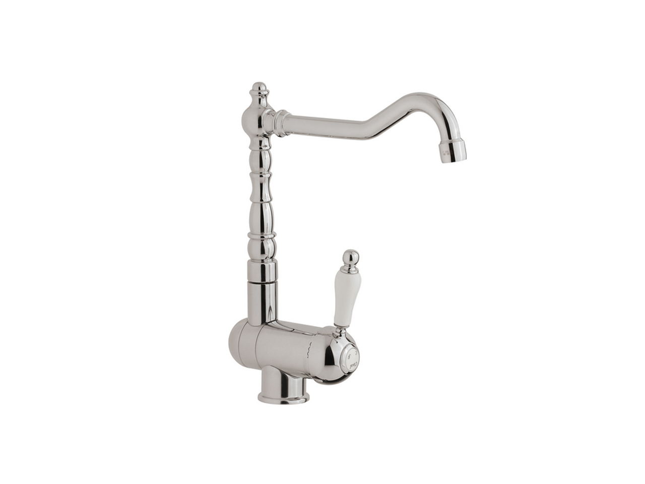 Single lever sink mixer with reclined spout KITCHEN - v1