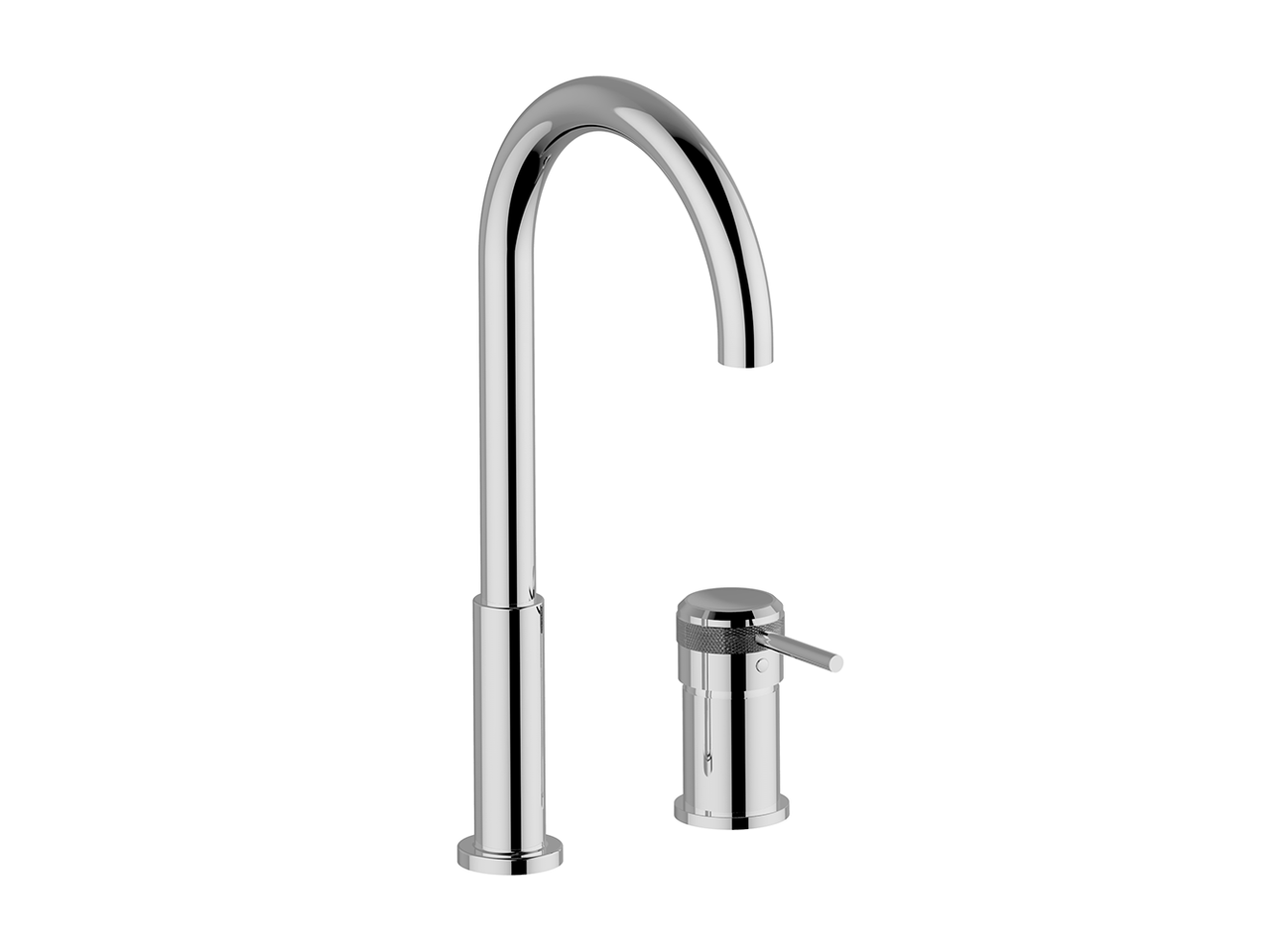 HUBERSingle lever 2-holes washbasin mixer CHRONOS_CR006510