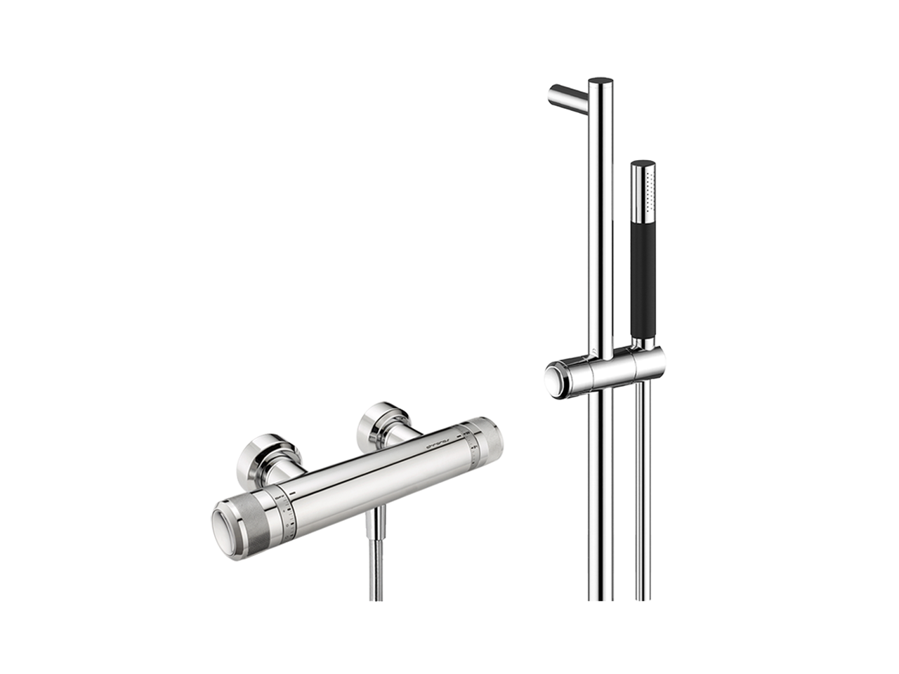 Thermostatic shower mixer with sliding bar CHRONOS_CRS01010 - v1