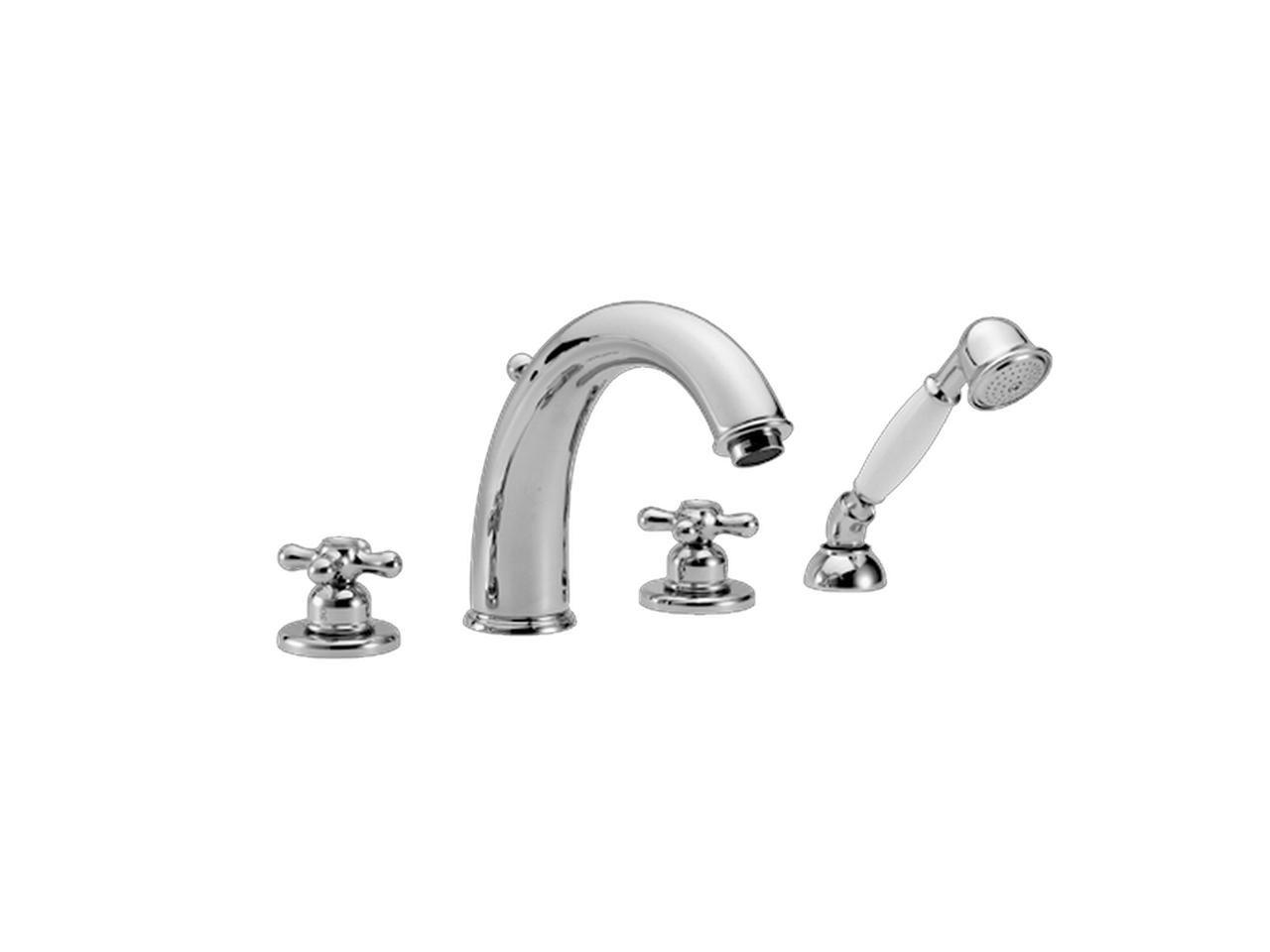 HUBERDeck-mounted 4-hole bath mixer CROISETTE_CS000260