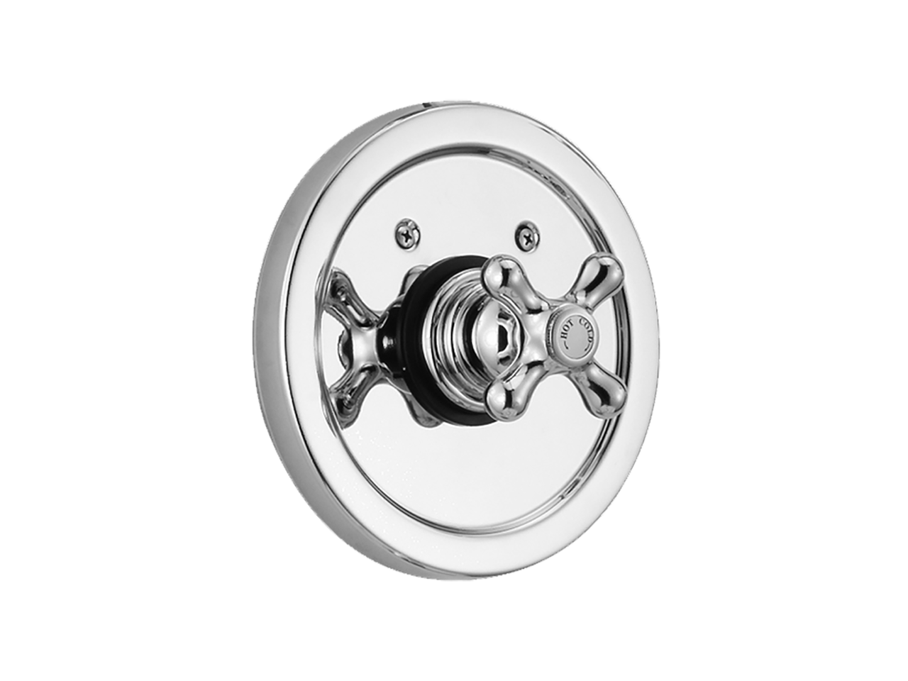 HUBERExposed part for concealed thermo shower valve CROISETTE