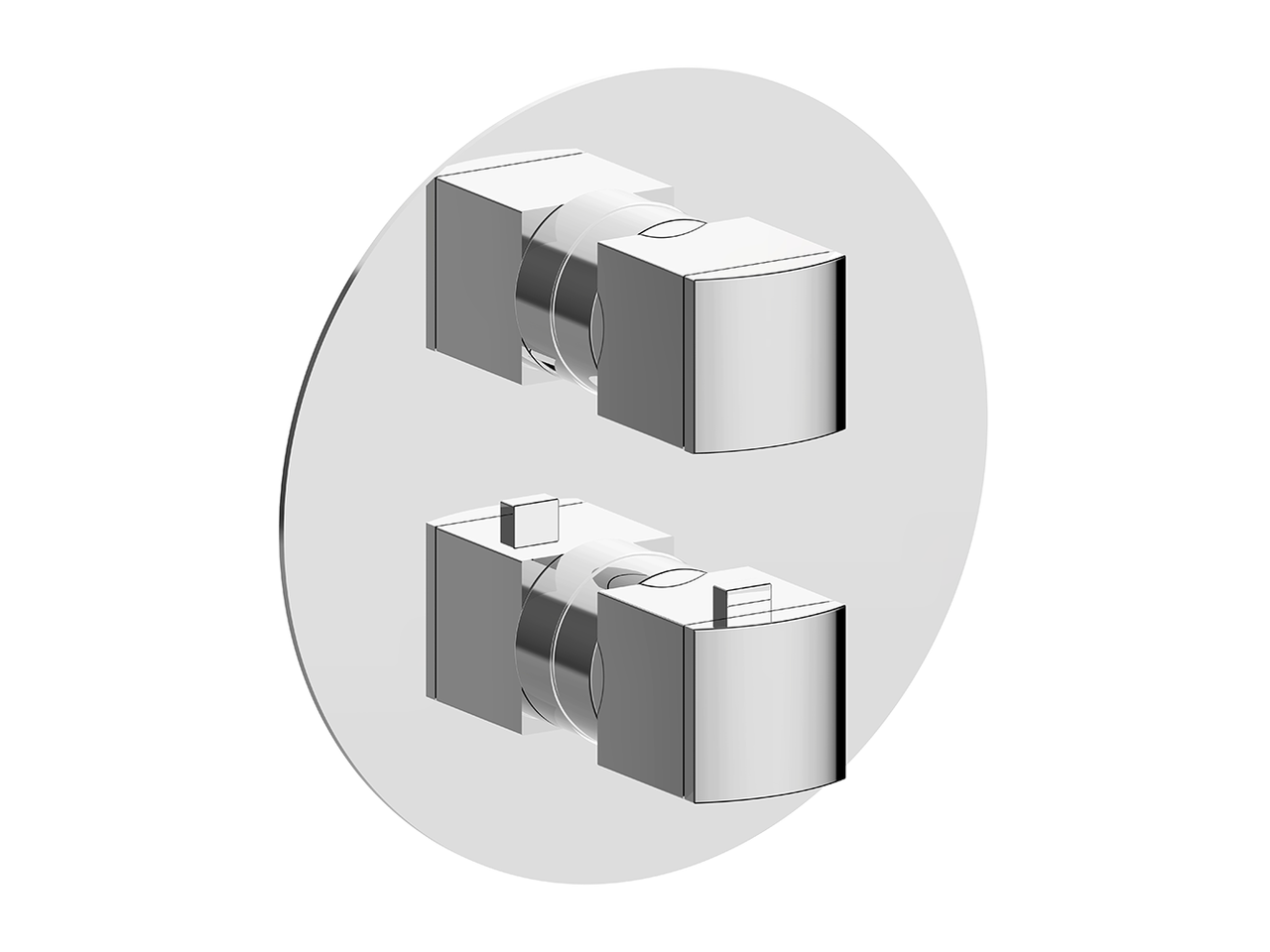 Exposed part for Thermostatic One Box Valve ONE BOX_DD0BT030 - v1