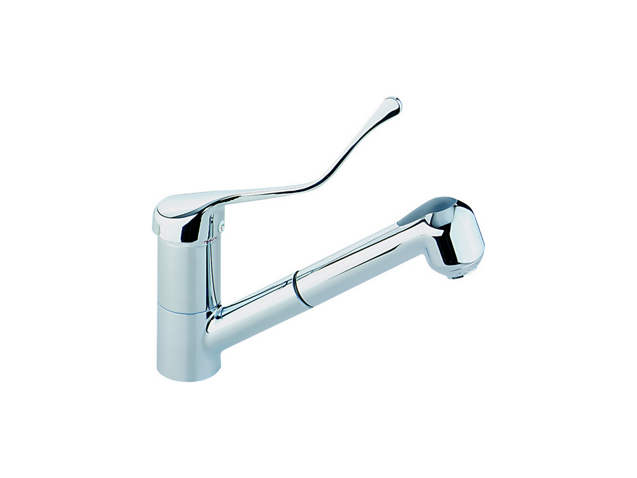 HUBERSingle lever sink mixer with extrac.shower KITCHEN_EL502570