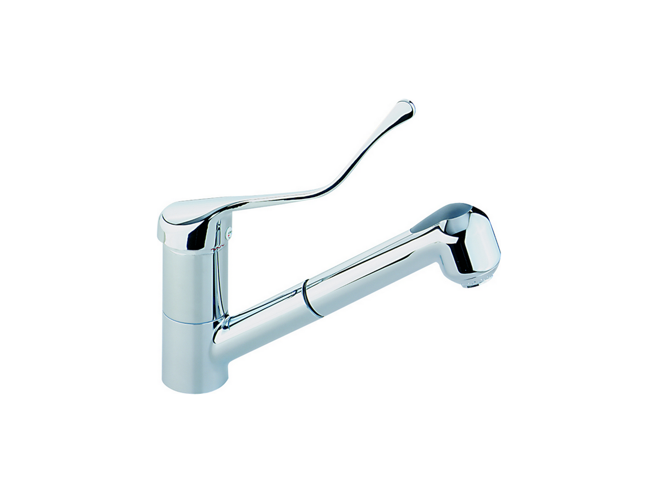 HUBERSingle lever sink mixer with extrac.shower COMMUNITY