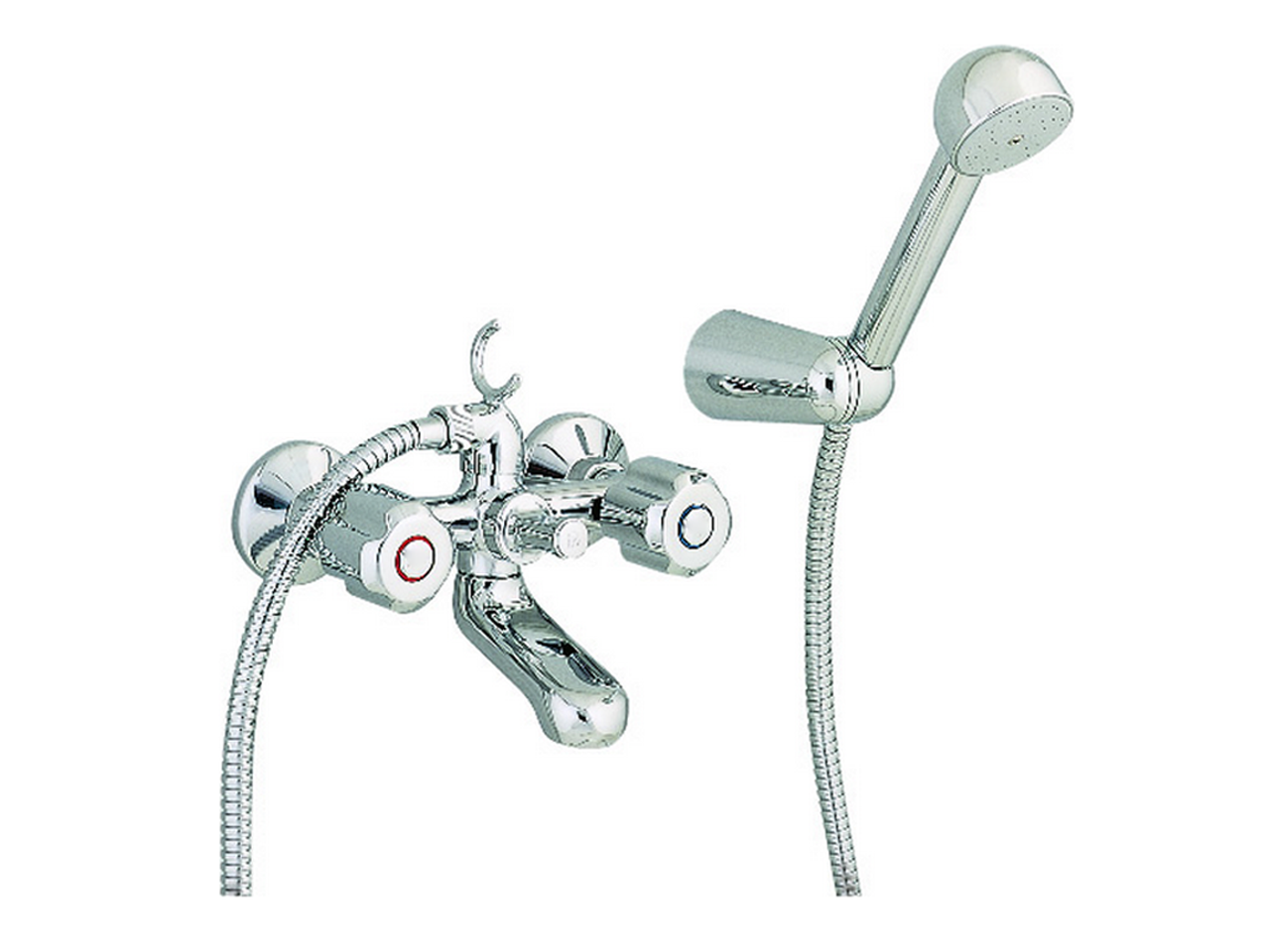 HUBERBath mixer, with shower set EVA_EV000120