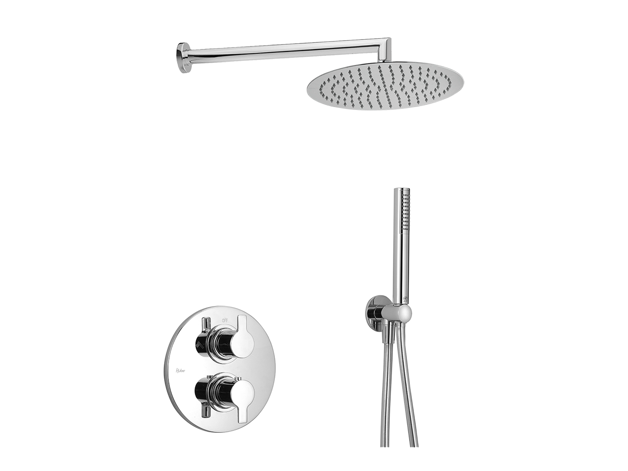 HUBERConcealed thermostatic shower mixer H2_H20KT010