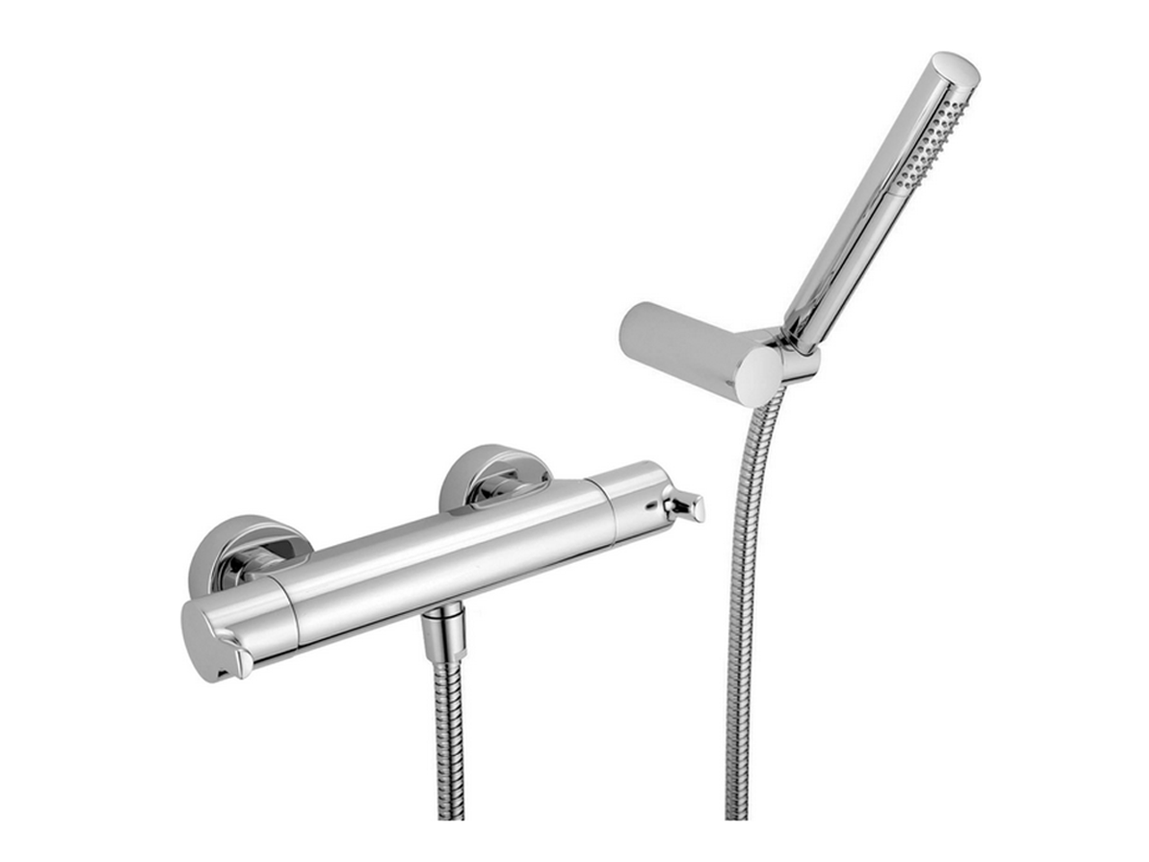 Thermostatic shower mixer, with shower set H2 - v1
