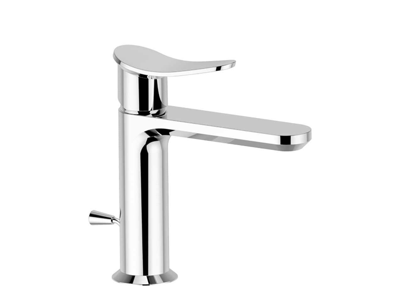 HUBERSingle lever washbasin mixer HARLOCK_HC000514