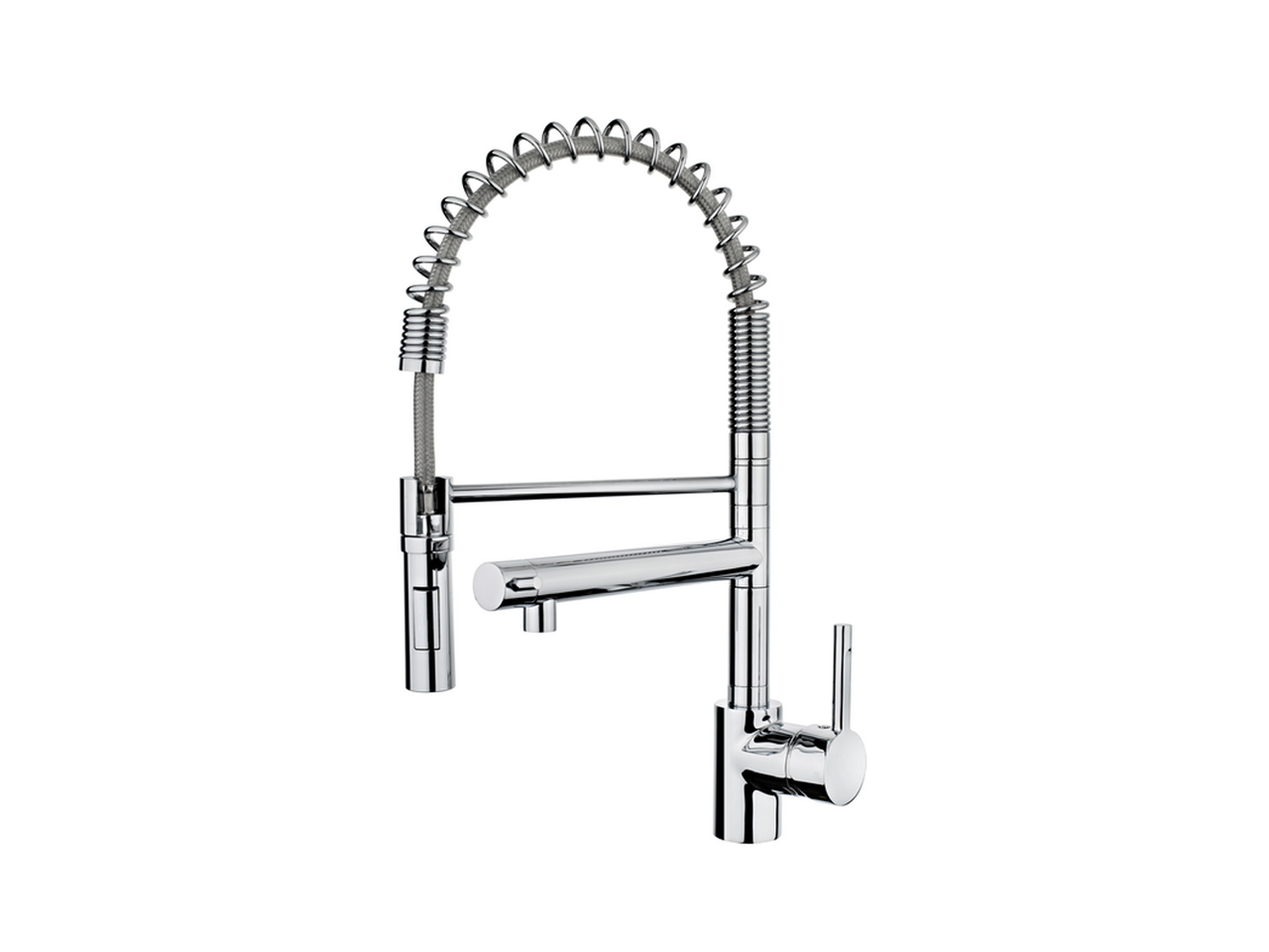 Single lever sink mixer with extrac.shower KITCHEN - v1