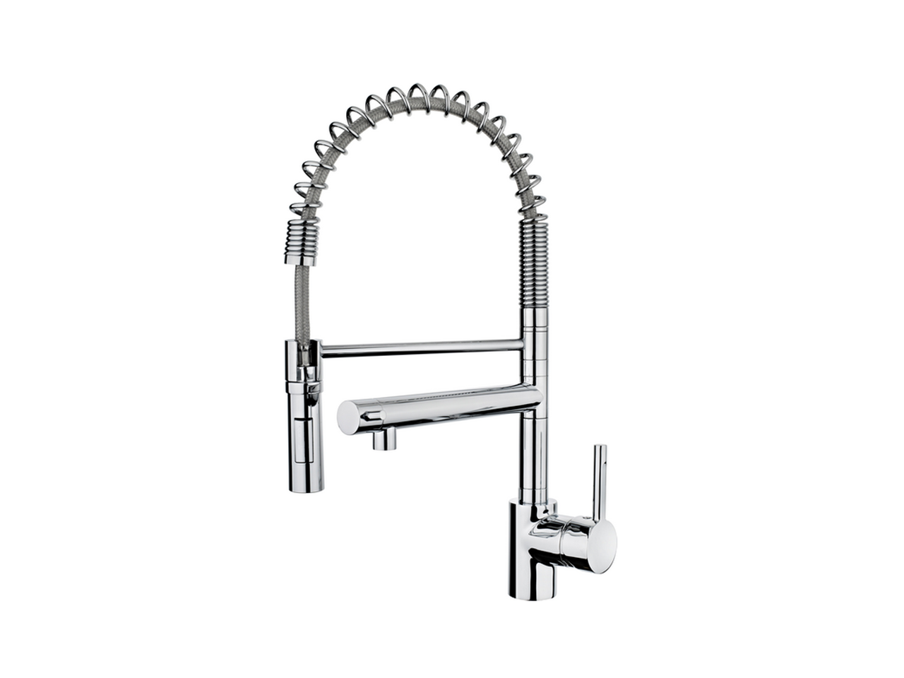 HUBERSingle lever sink mixer with extrac.shower KITCHEN_LC100100