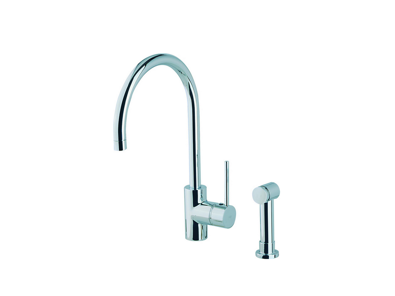 Single lever sink mixer with pull out handspray KITCHEN - v1