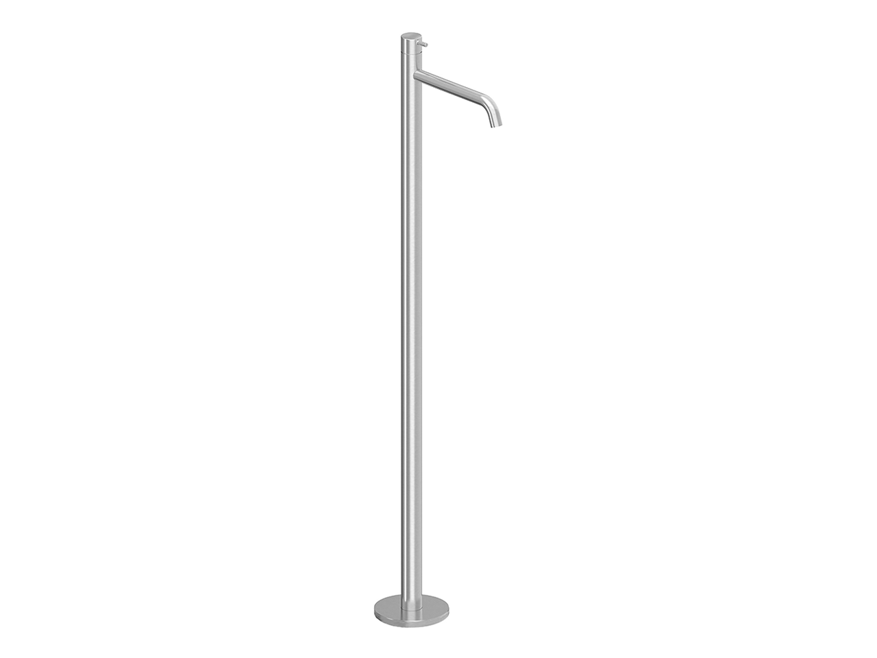 Single lever washbasin with floor mounted column LYNOX_LX004510 - v1