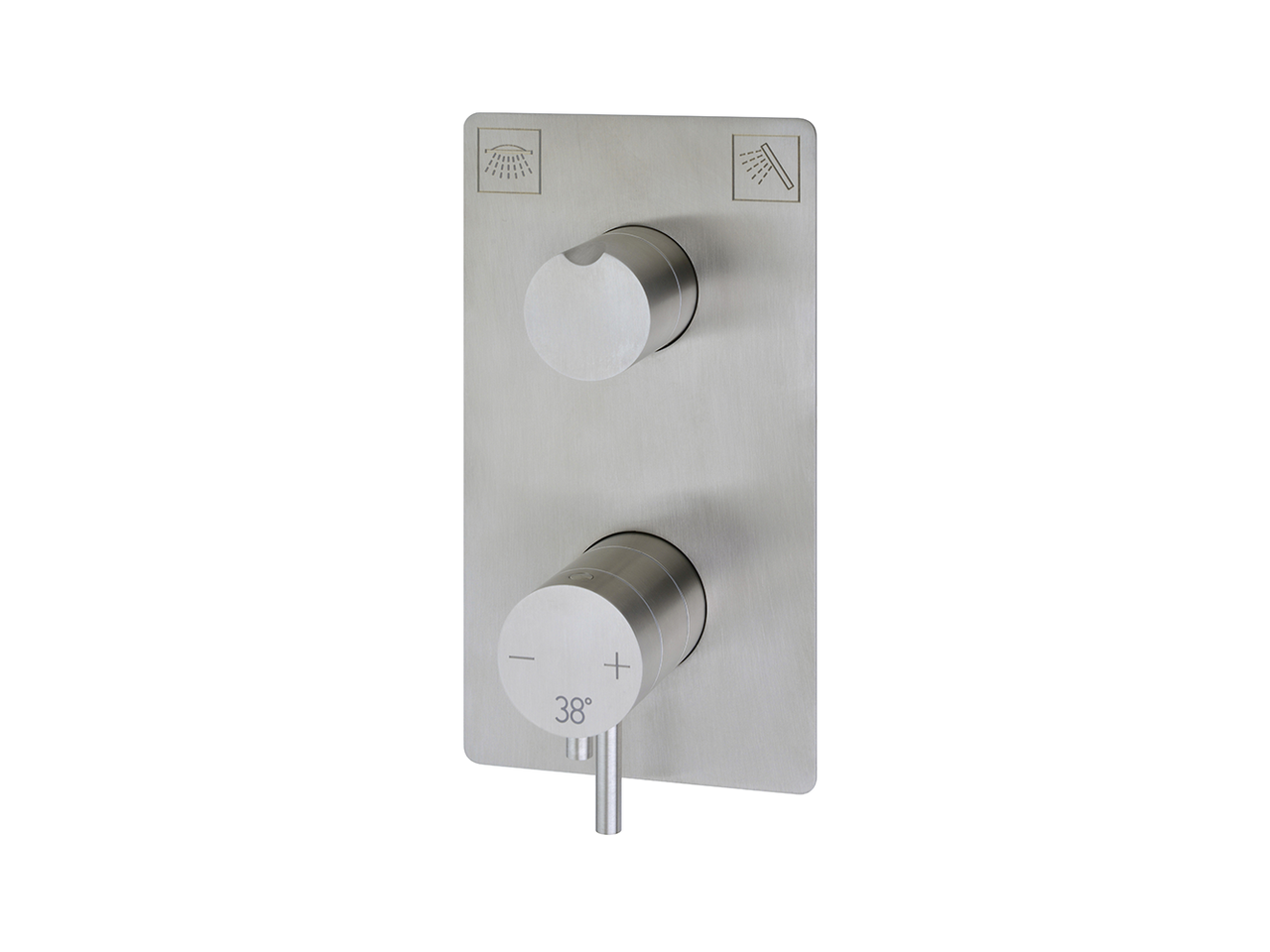 Concealed thermostatic shower valve, 2-outlet LYNOX_LX008104 - v1