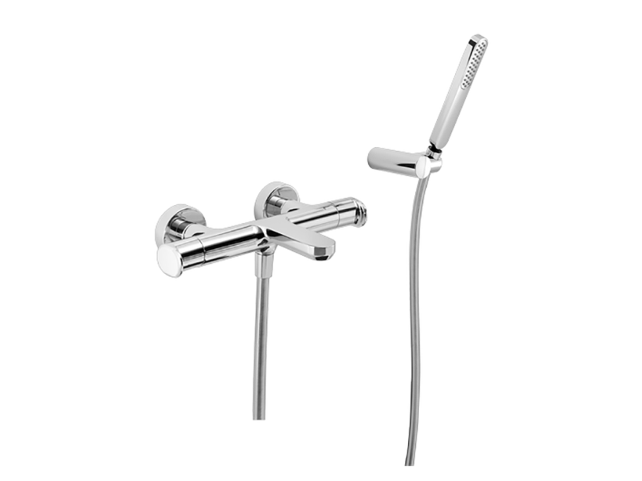 HUBERThermostatic bath mixer, with shower set LEVITY_LYD21010