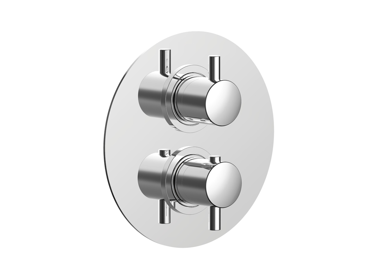 Exposed part for con.thermo.shower valve, 2-outlet M32_MT018100 - v1