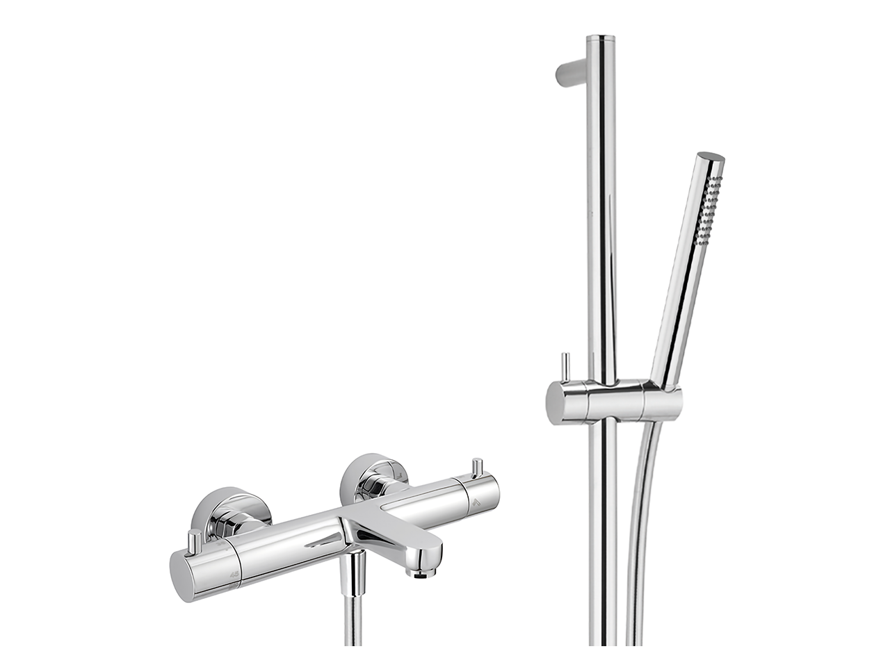 Thermostatic bath-shower mixer with sliding bar M32_MTS23016 - v1