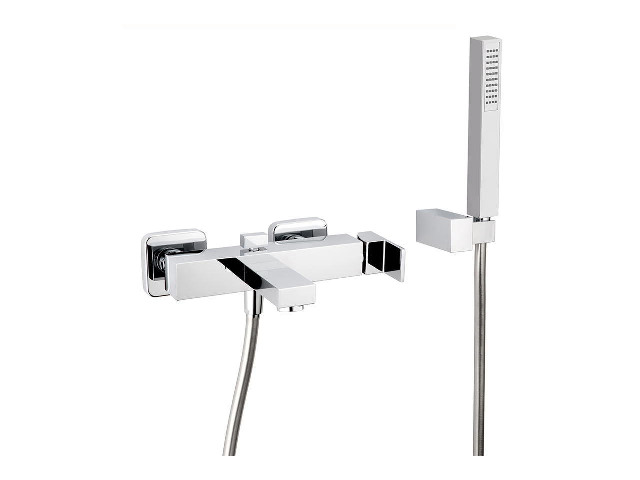 HUBERSingle lever bath mixer, with shower set NUOVA EGO_NE000124