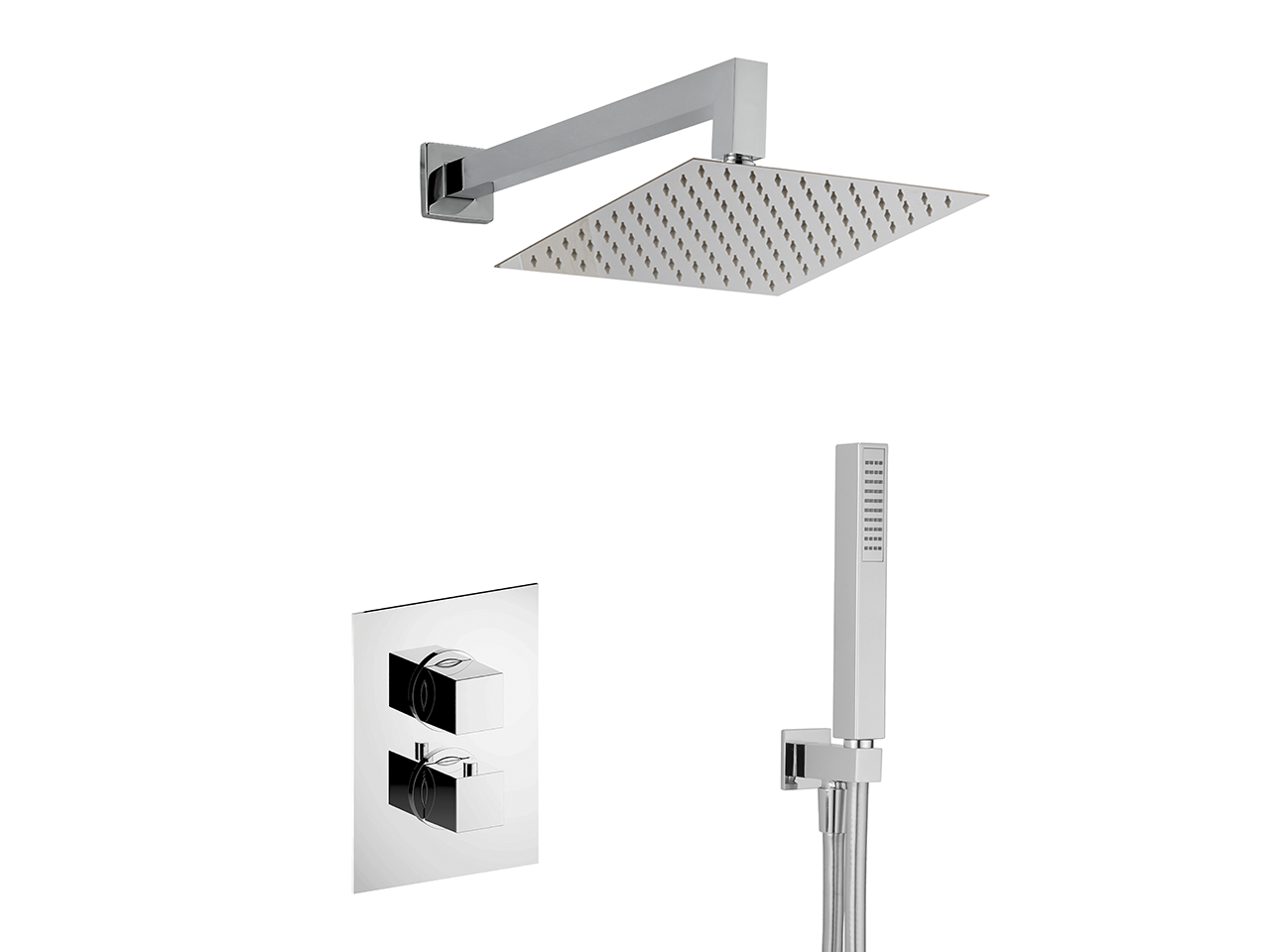 HUBERConcealed thermostatic shower mixer NUOVA EGO