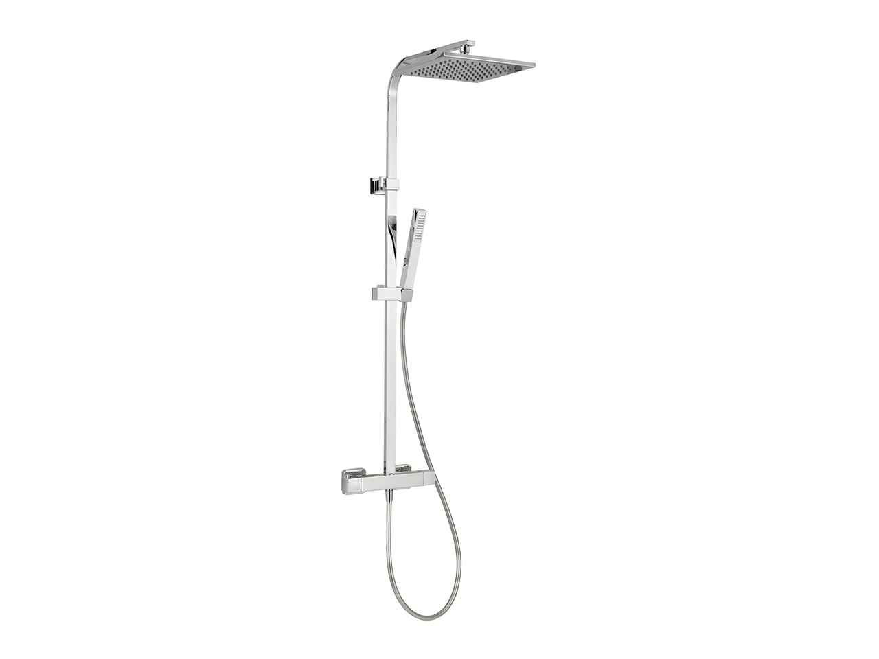 HUBERThermostatic shower column, 2-function COLUMNS_QMC8603H