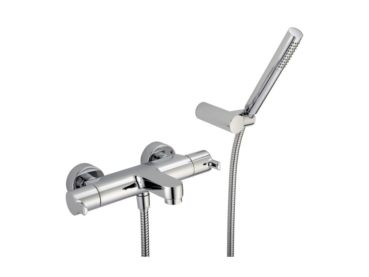 HUBERThermostatic bath mixer, with shower set SOFT_SFD21010