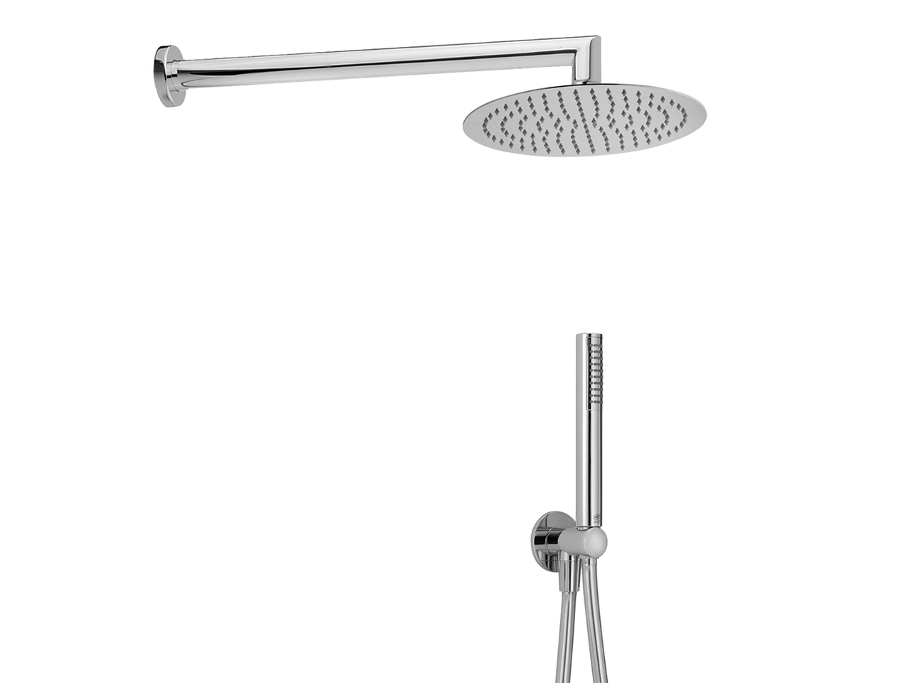 Arm and Shower Set with wall elbow integrated SHOWER_SS0K0010 - v1