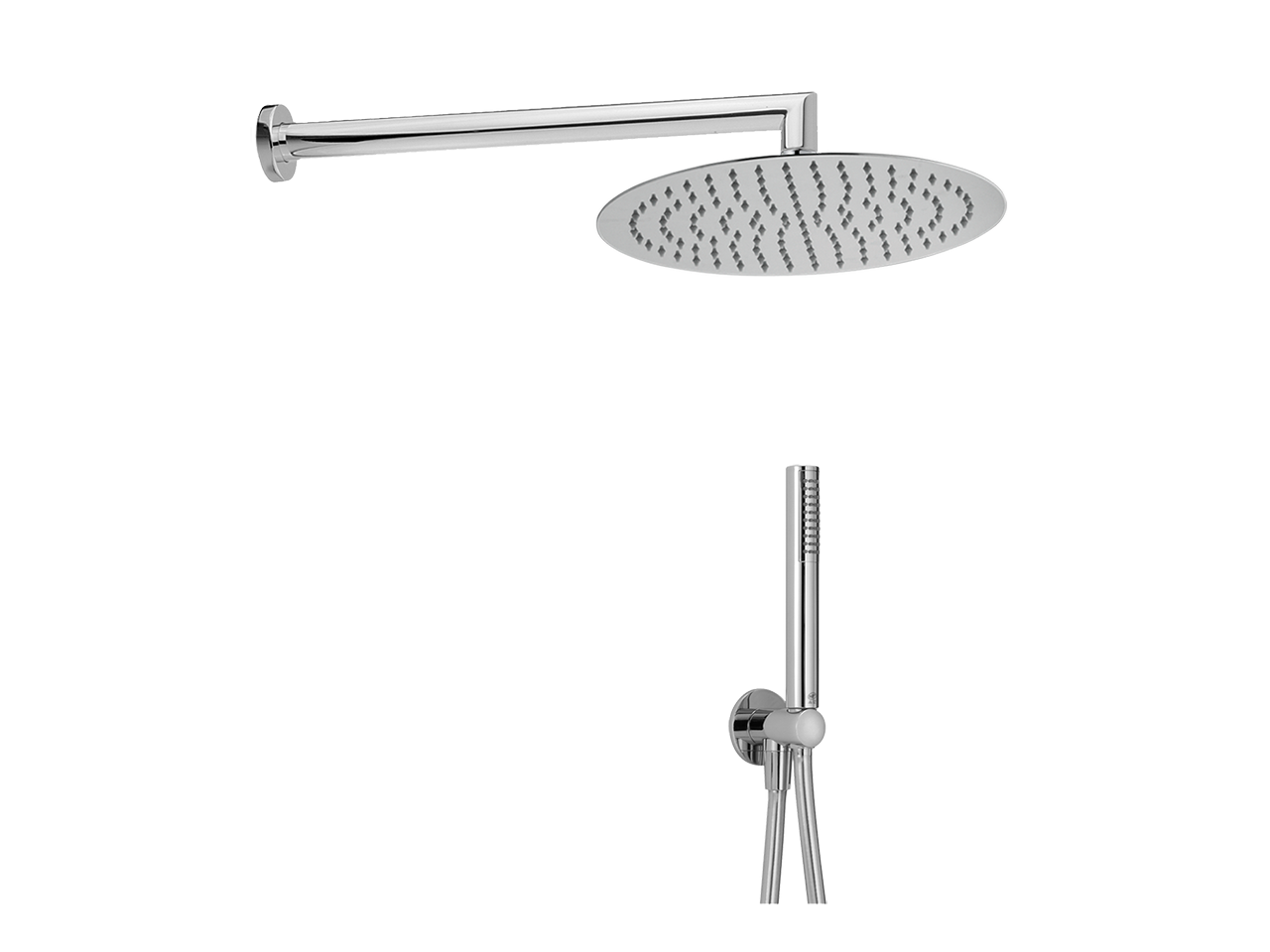 HUBERArm and Shower Set with wall elbow integrated SHOWER