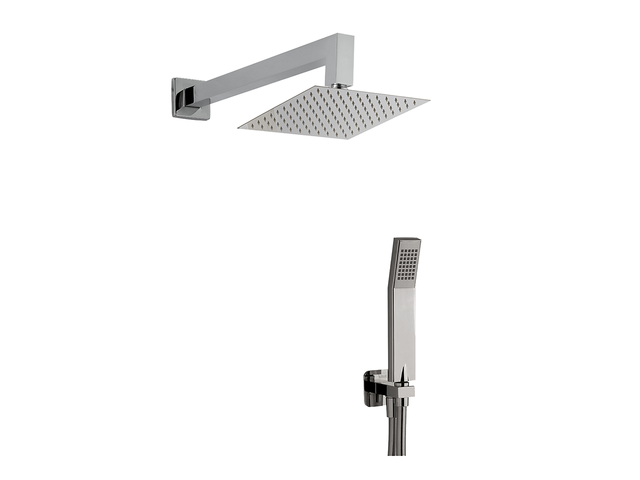 Arm and Shower Set with wall elbow integrated SHOWER - v1