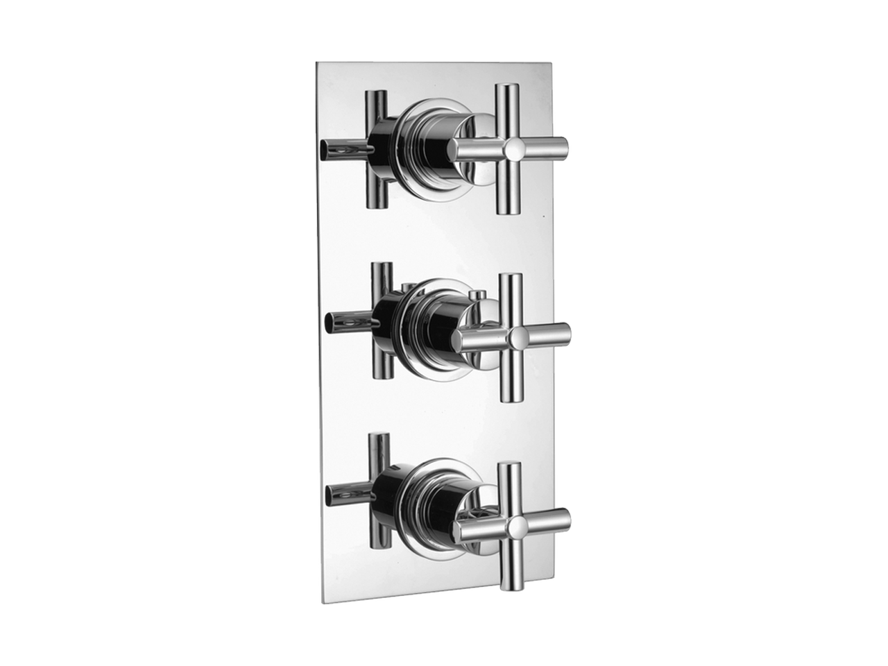 HUBERConcealed thermostatic shower valve, 3-outlets SUITE