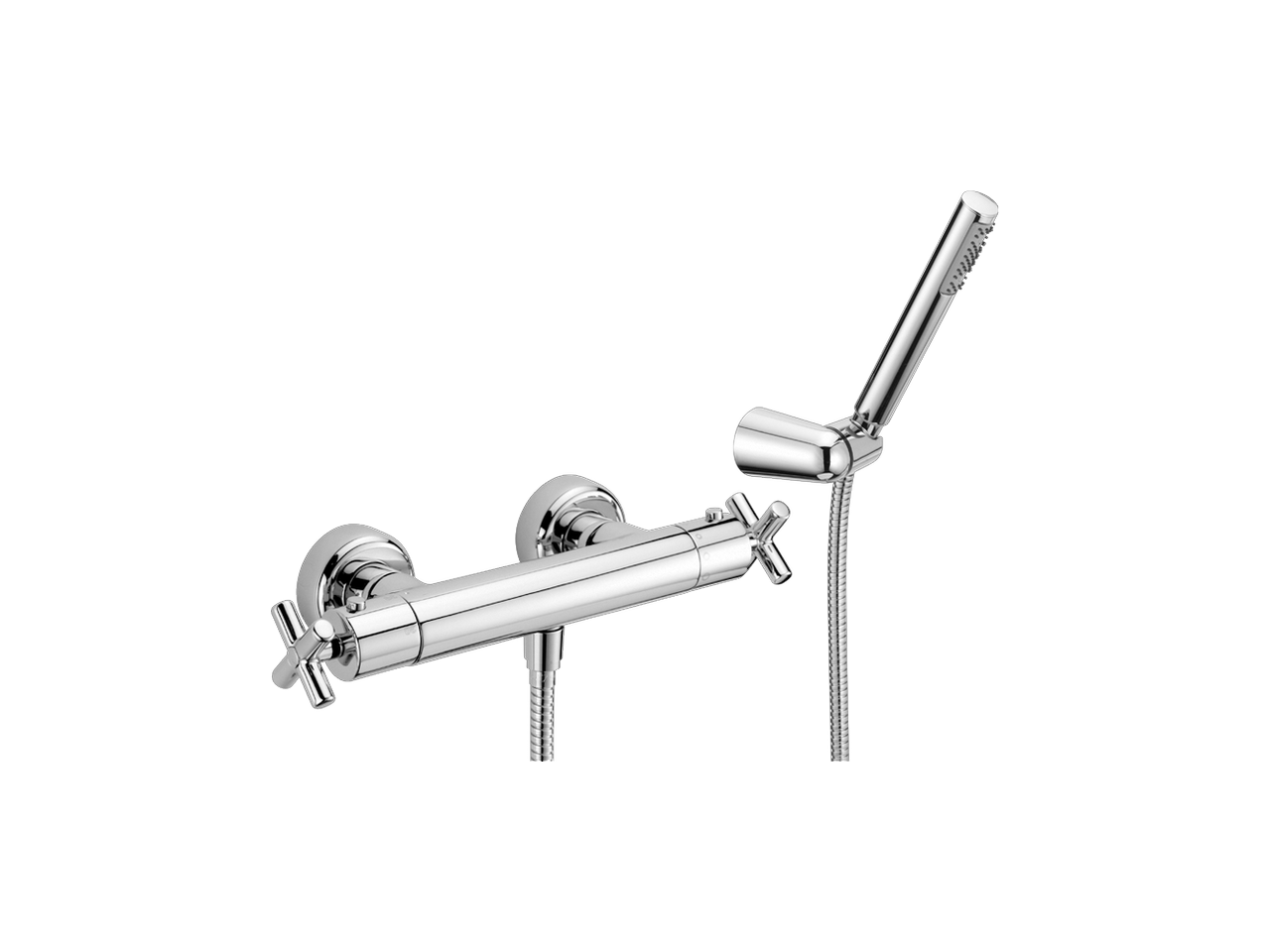 HUBERThermostatic shower mixer, with shower set SUITE_SUD01010