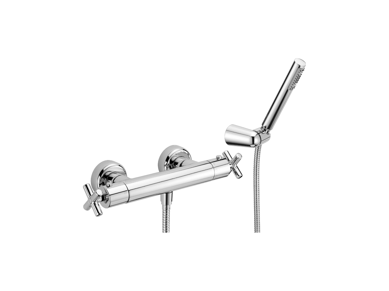 HUBERThermostatic shower mixer, with shower set SUITE