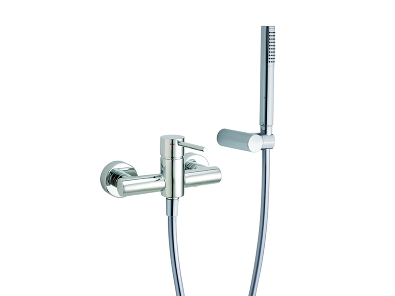 Single lever shower mixer, with shower set TRATTO EVO - v1