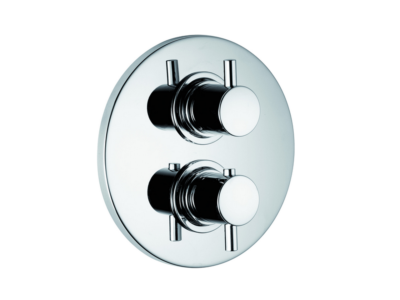 HUBERExposed part for con.thermo.shower valve, 2-outlet TRATTO EVO_TV018100