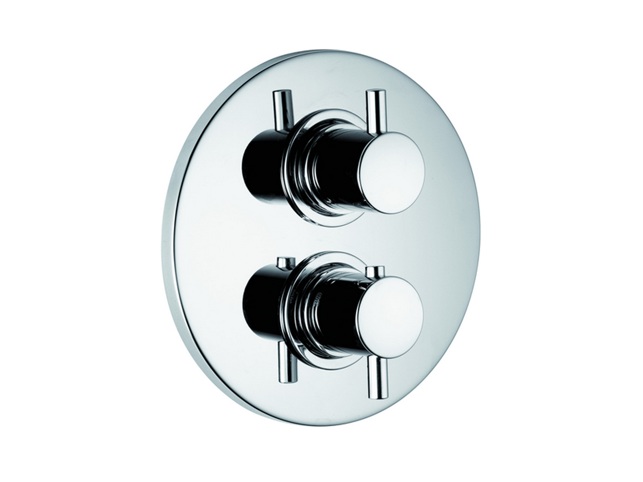 HUBERExposed part for 3-outlet con.thermo.shower valve TRATTO EVO