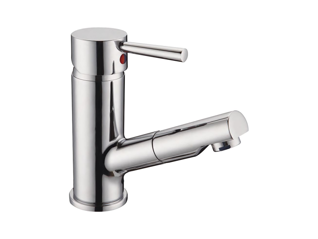 S.L. washbasin mixer with pull-out handspray TRATTO EVO - v1