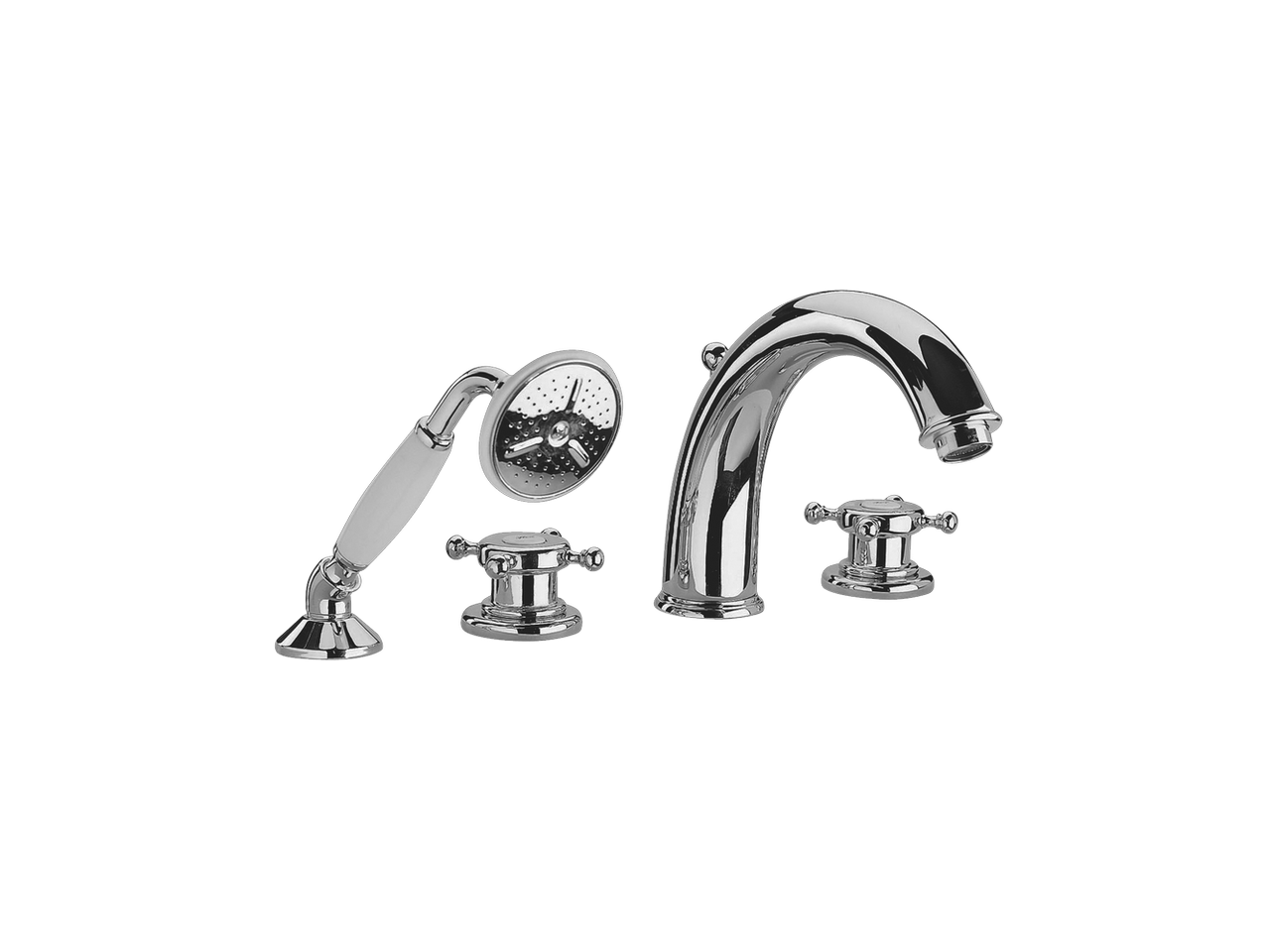 HUBERDeck-mounted 4-hole bath mixer VICTORIAN_VT000260