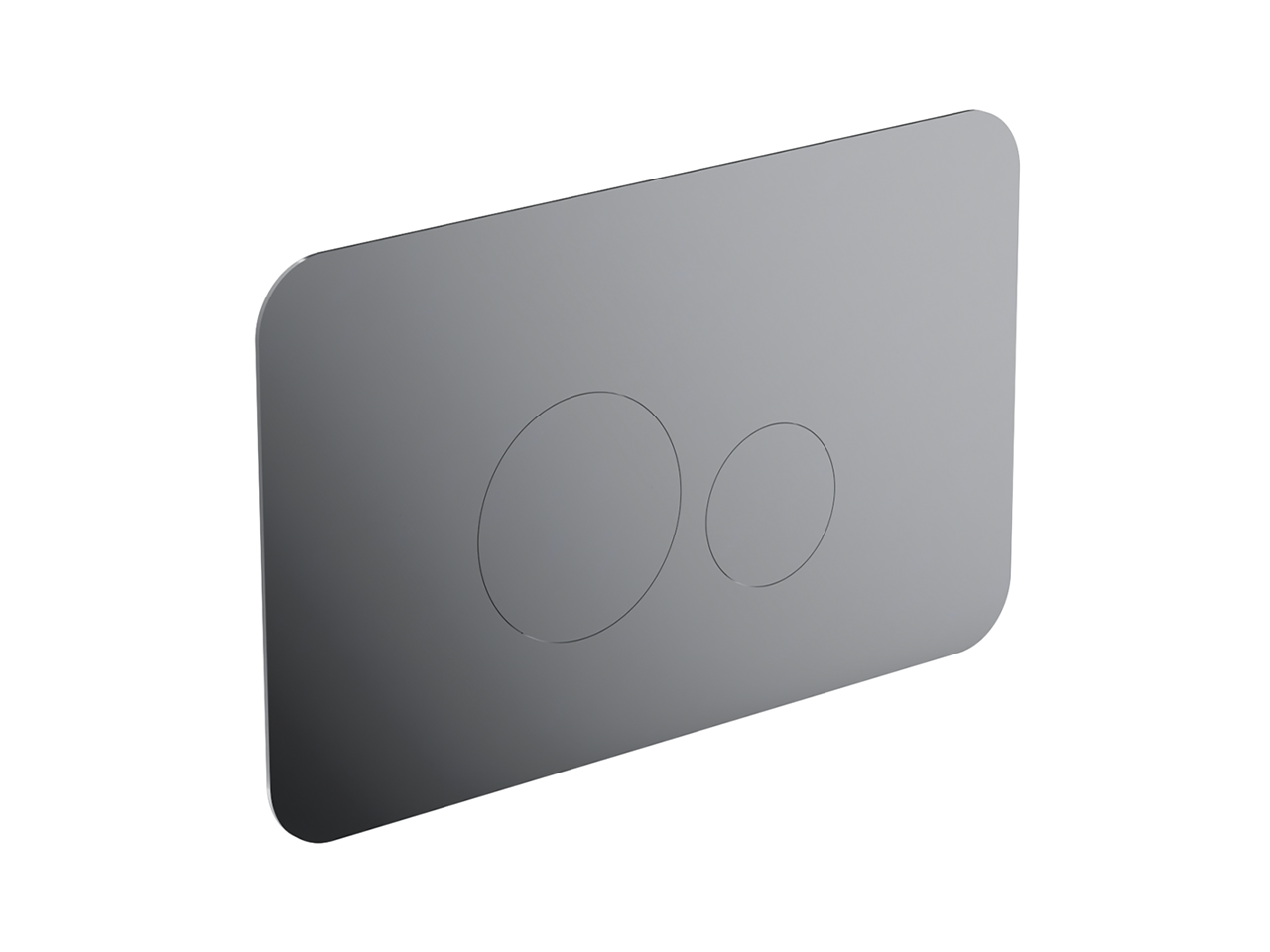 HUBERUniversal toilet flush plate inox AISI 304 COMPONENTS_ZB001860