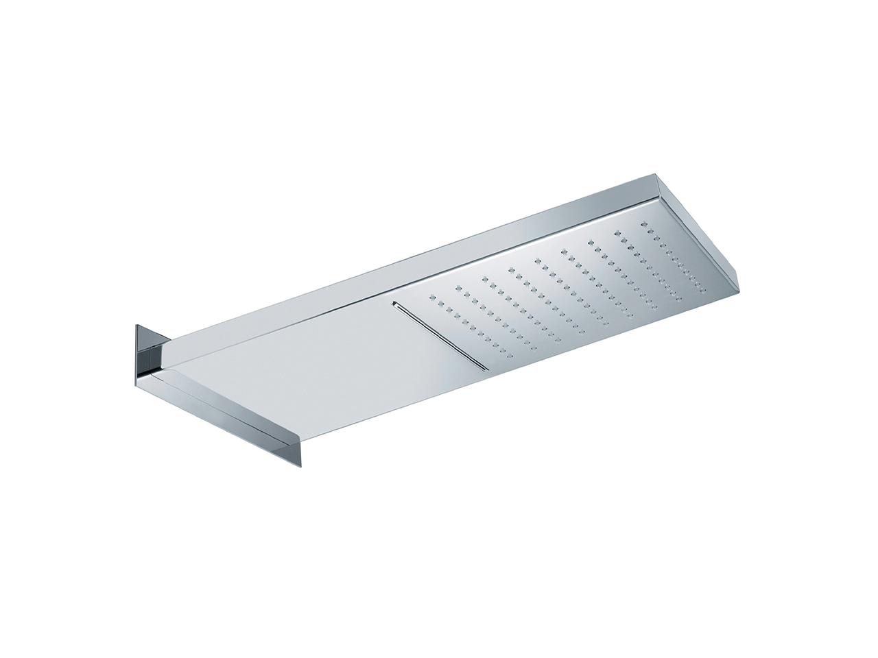 HUBERRectangular wall-mounted showerhead ZEN_ZS122070