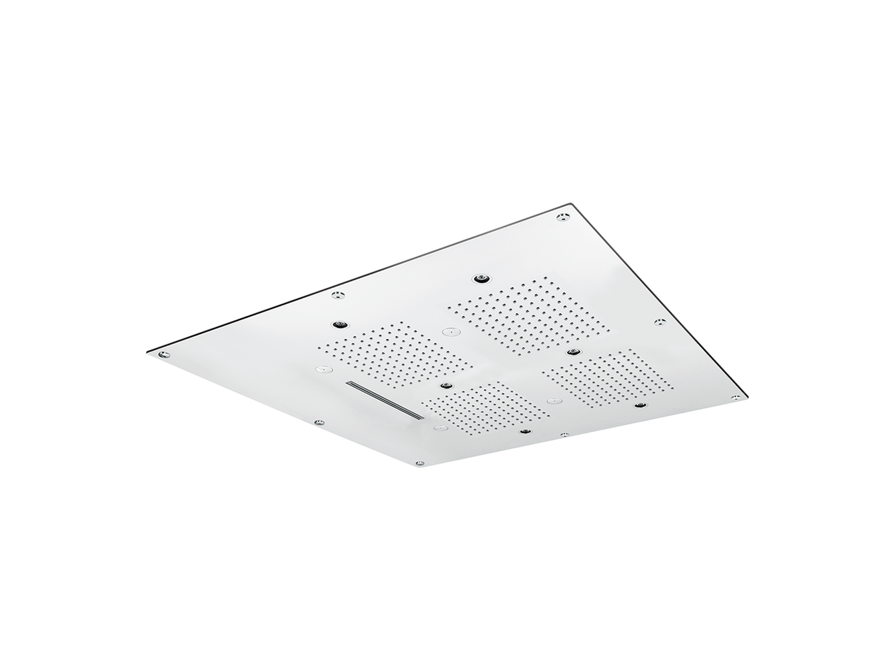 HUBER600x600mm stainless steel false ceiling showerhead ZEN