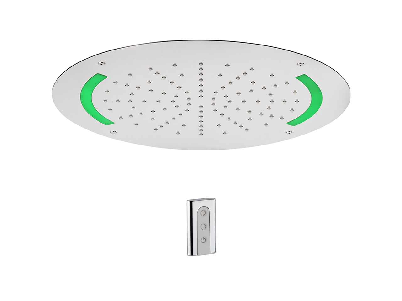 HUBERØ 420 mm Chromotherapy Ceiling showerhead ZEN_ZS1C0010