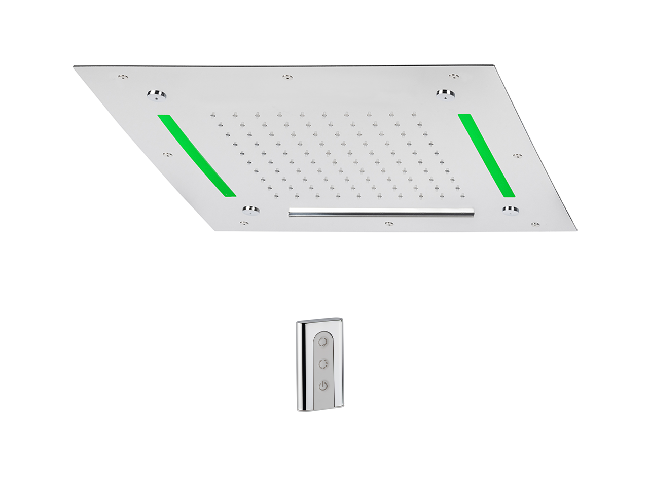 HUBER500x500 mm Chromotherapy Ceiling showerhead ZEN_ZS1C0080